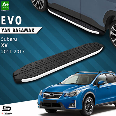 S-Dizayn Subaru XV Evo Aluminyum Yan Basamak 173 Cm 2011-2017 A+ Kalite