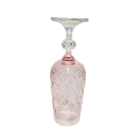 Bohemia Lorenzo 180ml Kristal 1 Adet Bardak Kadeh Takımı (Pembe)