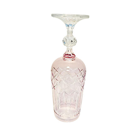 Bohemia Zaraif 180 Ml Kristal 1 Adet Kadeh Bardak Takımı (Pembe)