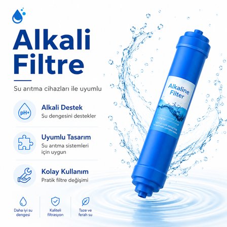 Su Arıtma Cihazı Alkali Inline Filtre 408694081