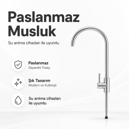 Paslanmaz Su Arıtma Cihazı Musluğu 608506106