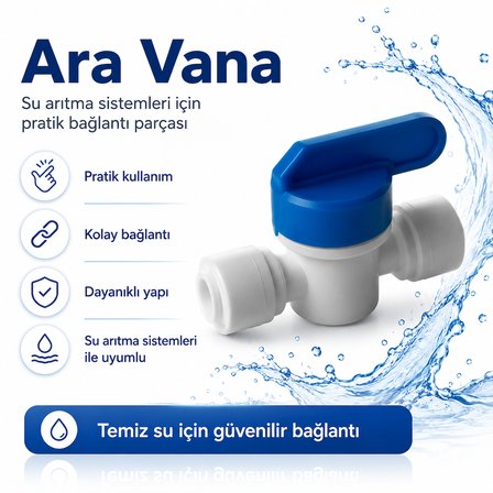 Su Arıtma Ara Vanası Quick Bağlantılı 608506036