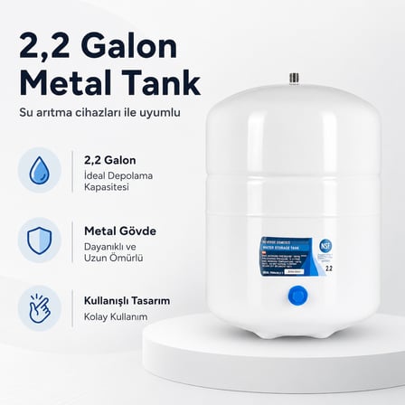 2,2 Galon Metal Su Arıtma Tankı 308693001