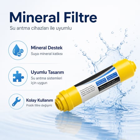 Su Arıtma Cihazı Mineral Filtresi Inline Filtre 408694079