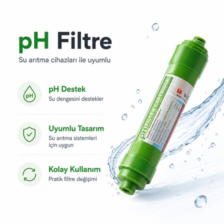 Su Arıtma Cihazı pH Filtresi Inline Filtre 408694080