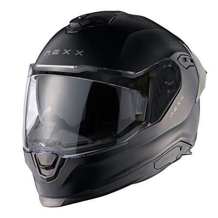 Y.100R SUBSONIC MAT SİYAH-SARI KASK
