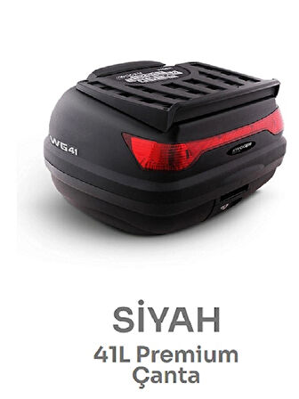 WOGEN 41 LT. MOTOSİKLET ARKA ÇANTA --SIRT DAYAMASIZ---***SİYAH***