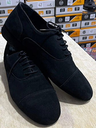 SİYAH SÜET ERKEK İÇİN DANS AYAKKABISI