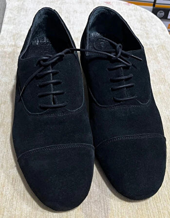 SİYAH SÜET ERKEK İÇİN DANS AYAKKABISI