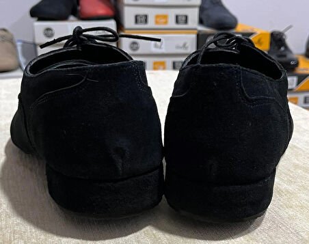 SİYAH SÜET ERKEK İÇİN DANS AYAKKABISI