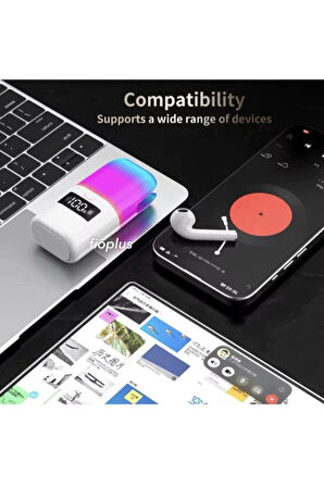 Time&TecH İKİSİ BİR ARADA KABLOSUZ KULAKLIK TAŞINABİLİR HOPARLÖR