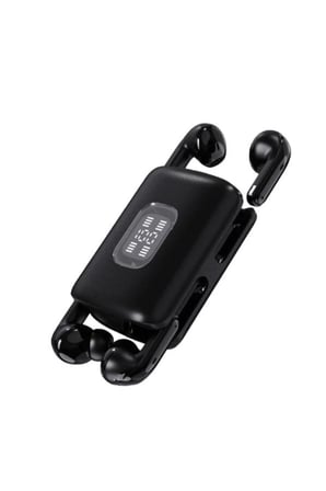 K02 Ultra Uzun Pil Ömrü Yüksek Kaliteli çifft Bluetooth oyuncu Kulaklığı Su Geçirmez Siyah