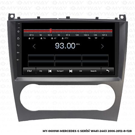 Araç Multimedya Mercedes W463 Android 12 Carplay 4Gb Ram + 64Gb Hdd Navigasyon Ekran MYW