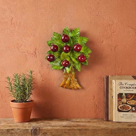 El Yapımı Nar Ağacı Duvar Dekoru Bereket Koleksiyonu 14X20 cm