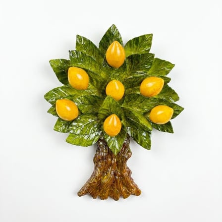 El Yapımı Limon Ağacı Duvar Dekoru Bereket Koleksiyonu 14X20 cm