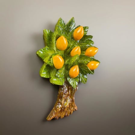 El Yapımı Limon Ağacı Duvar Dekoru Bereket Koleksiyonu 14X20 cm