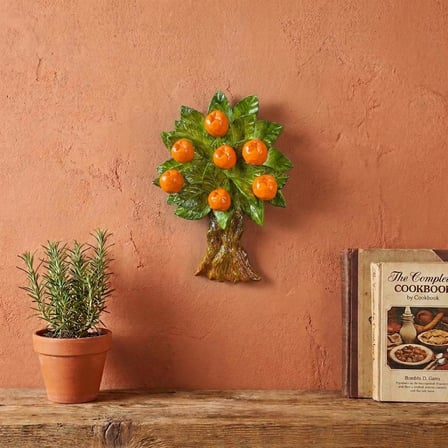 El Yapımı Portakal Ağacı Duvar Dekoru Bereket Koleksiyonu 14X20 cm