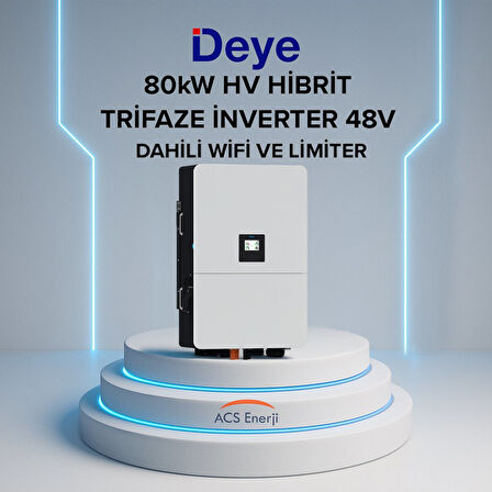 80KW HİBRİT TRİFAZE İNVERTER HV