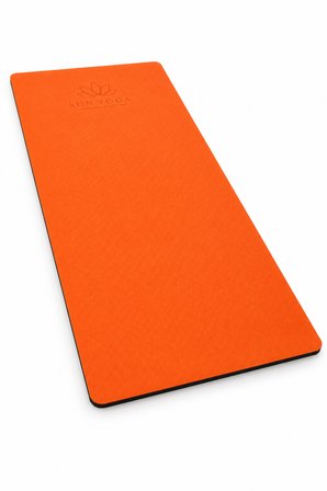 6 mm TPE Yoga Matı Kaymaz Çift Renkli Pilates Fitness Minderi