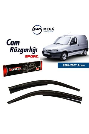 Citroen Berlingo 2002-2007 Arası Mugen Tip Cam Rüzgarlık