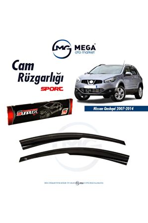 Nissan Qashqai 2007-2014 Cam Rüzgarlık Mugen Tip