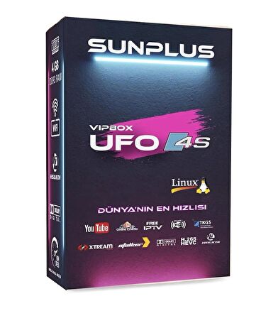 Sunplus Vıpbox Ufo 4s Uydu Alıcısı