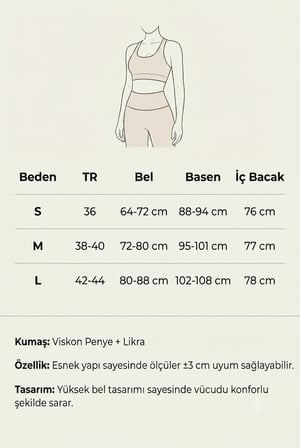 Kadın Yoga Takımı Viskon Penye Likralı Yüksek Bel Palazzo Pantolon İçten Şortlu Spor Büstiyer Pilates Meditasyon Takımı