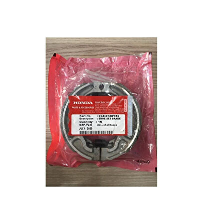 Fren Balata Arka Orjinal Spacy - Actıva Beat - Fızy - Cbf - Alpha_Supermoto