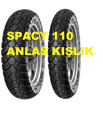 Honda Spacy 110 Ön Arka Kışlık Lastik Takımı Anlas(Winter Grip) _Supermoto