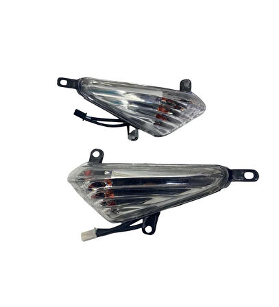 Honda Cbf 150 Ön Sinyal Takımı Beyaz Renk Oem _Supermoto