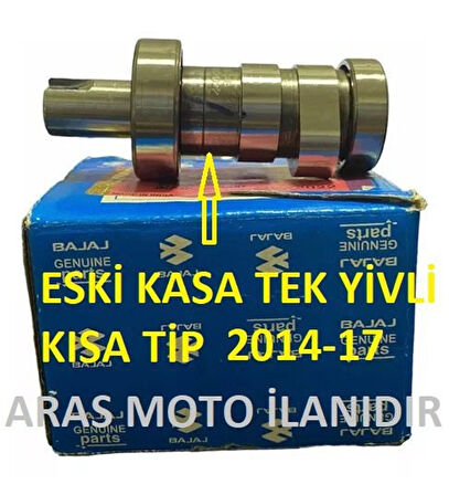 Bajaj Pulsar Ns 200 ,Rs 200 Eksantrik Mili Tek Yivli Kam Mili Euro 3 Orjinal 2014-2017_Supermoto