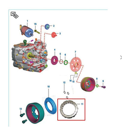 Bajaj Pulsar Ns 200,Rs 200 Marş Rublesi Orjinal İlk Hareket Kitlemesi Tüm Yıllara Uygun _Supermoto