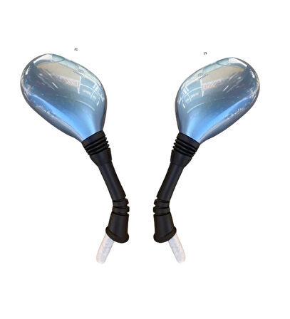 Honda Spacy Alpha 110 Ayna Seti Oem Mavi _Supermoto