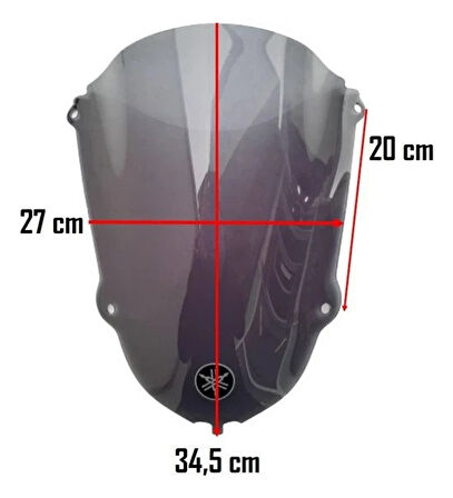 Yamaha Yzf R25 Siperlik Camı Yeni Model (2018-19-2020)_Supermoto