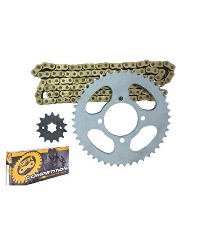 Ybr Esd 125 Oringli Zincir Dişli Seti 2006-2019 ( Sfr Gold Zincir ) _Supermoto