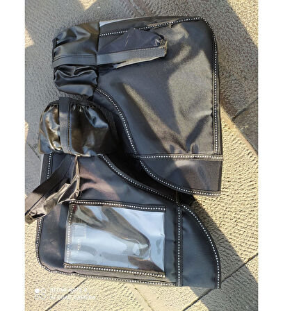 Cbf 150 - Ybr 125 Ybr Esd Vitesli Motosiklet Elcik Rüzgarlık Telefon Cepli _Supermoto