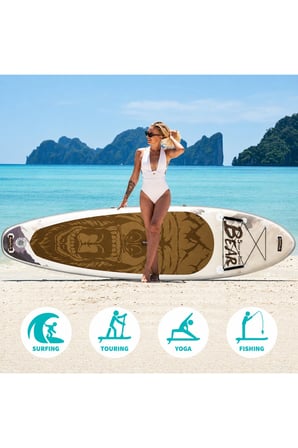 Feath-R-Lite MODEL : BEAR ŞİŞME SUP BOARD/STAND UP PADDLE BOARD 350x89x15 CM 1 YIL GARANTİ
