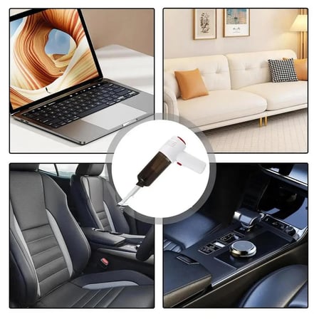 Ford Ranger 2023-2024-2025 Şarjlı Kablosuz Oto El Süpürgesi 60W Yüksek Emiş ve Üfleme Fonksiyonlu Type-C Şarjlı Siyah Ev Araç Süpürgesi