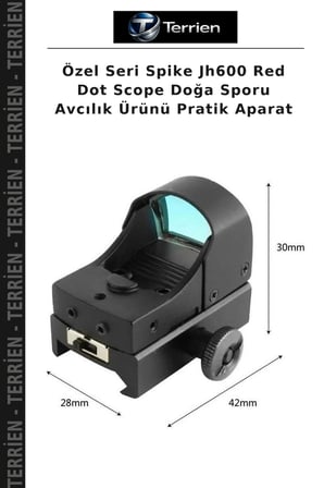 Özel Seri Spike Jh600 Red Dot Scope Doğa Sporu Avcılık Ürünü Pratik Aparat