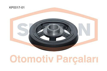 Supsan KP0017-01 Krank Kasnağı Hyundai Accent Era-Getz 1.5 CRDI 16V Eng D4Fa 23124-2A001