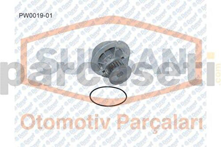 Supsan PW0019-01 Devirdaim Su Pompası Astra F Astra G Corsa C Vectra B Vectra C X16XEL Z16Xe 1334077