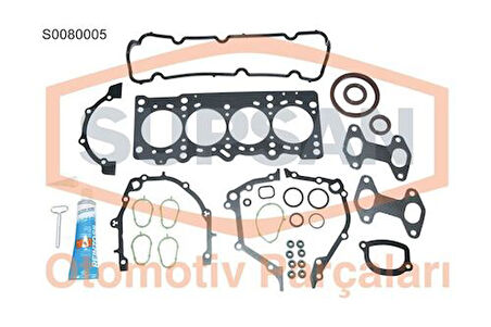 Supsan S0080005 Motor Takım Contası Full Silindir Kapaklı Keçeli Doblo Palio Albea Panda Punto 1.2 8V 71728827