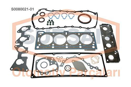 Supsan S0080021-01 Motor Takım Contası Full Keçeli Megane Clio Symbol 1.4 1.6 8V Renault 19 1.4L Solenza K7M K7J 7701468710