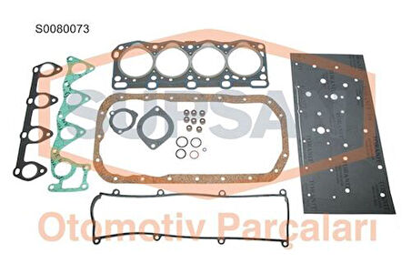 Supsan S0080073 Motor Takım Contası Keçesiz Subap Lastiklı Silindir Kapak Contalı Besta E2200 1990- R20299101