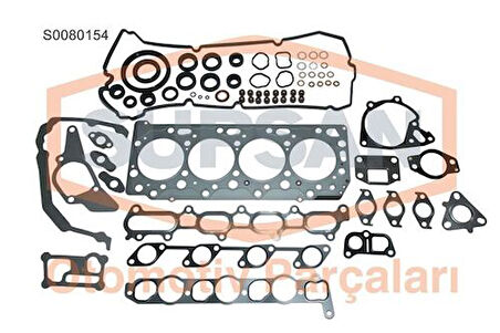 Supsan S0080154 Tam Takım Contası Keçeli Subap Lastiklı Skclı Primera 1.6 16V Qg16 10101-8M085