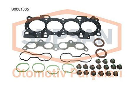 Supsan S0081065 Üst Takım Contası Keçeli Subap Lastiklı S.K.C DahII Focus 1.6 16V Zetec S Duratec Efı 98-03 2M516008AA