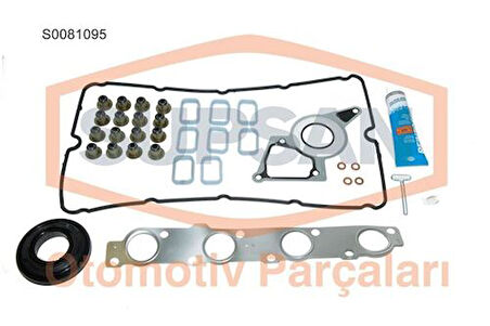 Supsan S0081095 Conta Üst Takım Vr Keçeli Subap Lastiklı Ford Transit I4U 2.4L-V347 06-11 6C116008AA