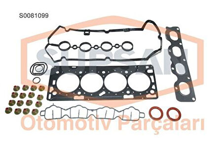 Supsan S0081099 Üst Takım Contası Astra H J 1.6 16V Twinport Z16XER A16XER A16LET) Keçeli Skclı 6606019