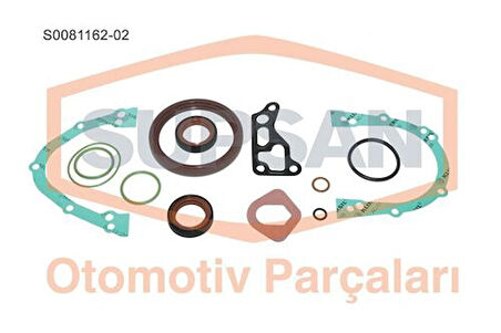 Supsan S0081162-02 Alt Takım Contası Keçeli Silindir Kapaklı Transporter T4 1.9D (Abl) 7mm 44198011