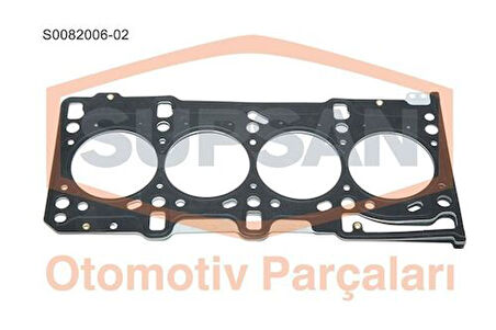 Supsan S0082006-2 Silindir Kapak Contası 69.60Mm Doblo Palıo Egea Albea Punto 1.3 Multıjet 16V 1.3Jtd 16V Astra H Corsa C 1.3Cdtı 16V Suzukı Ignes Swıft Wagon R Z13Dt 1.3Ddıs 16V Bipper Nemo 1.3Hdı 16V 2 Delık Kalınlık 0.92Mm